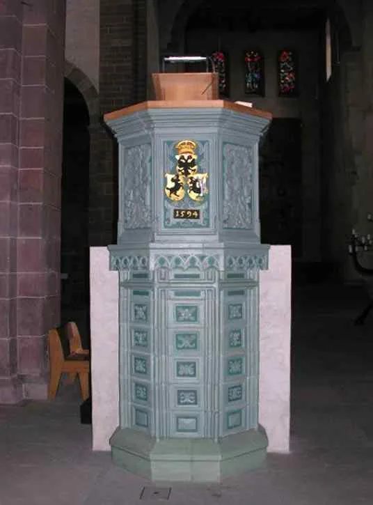 Pulpit at Kirchgemeinde Munster, Schaffhaussen