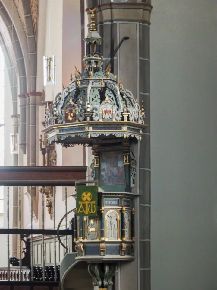 Preekstoel in St Sylvester, Quakenbruck