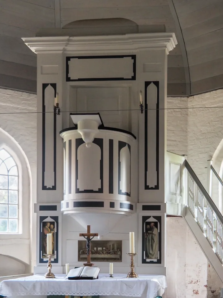Preekstoel in Kirche Radegast, Radegast