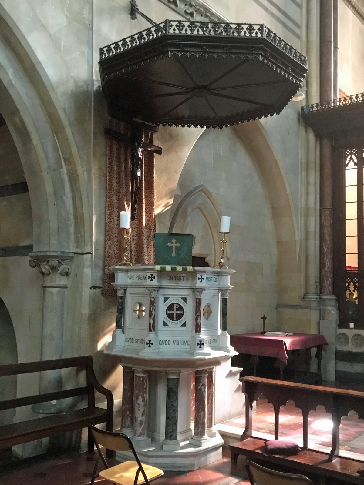 Pulpit at Krim-Herdenkingskerk (Kirim Kilisesi), Istanbul