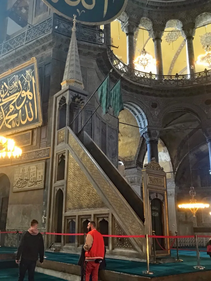 Pulpit at Aya Sofia Camii -1, Istanbul