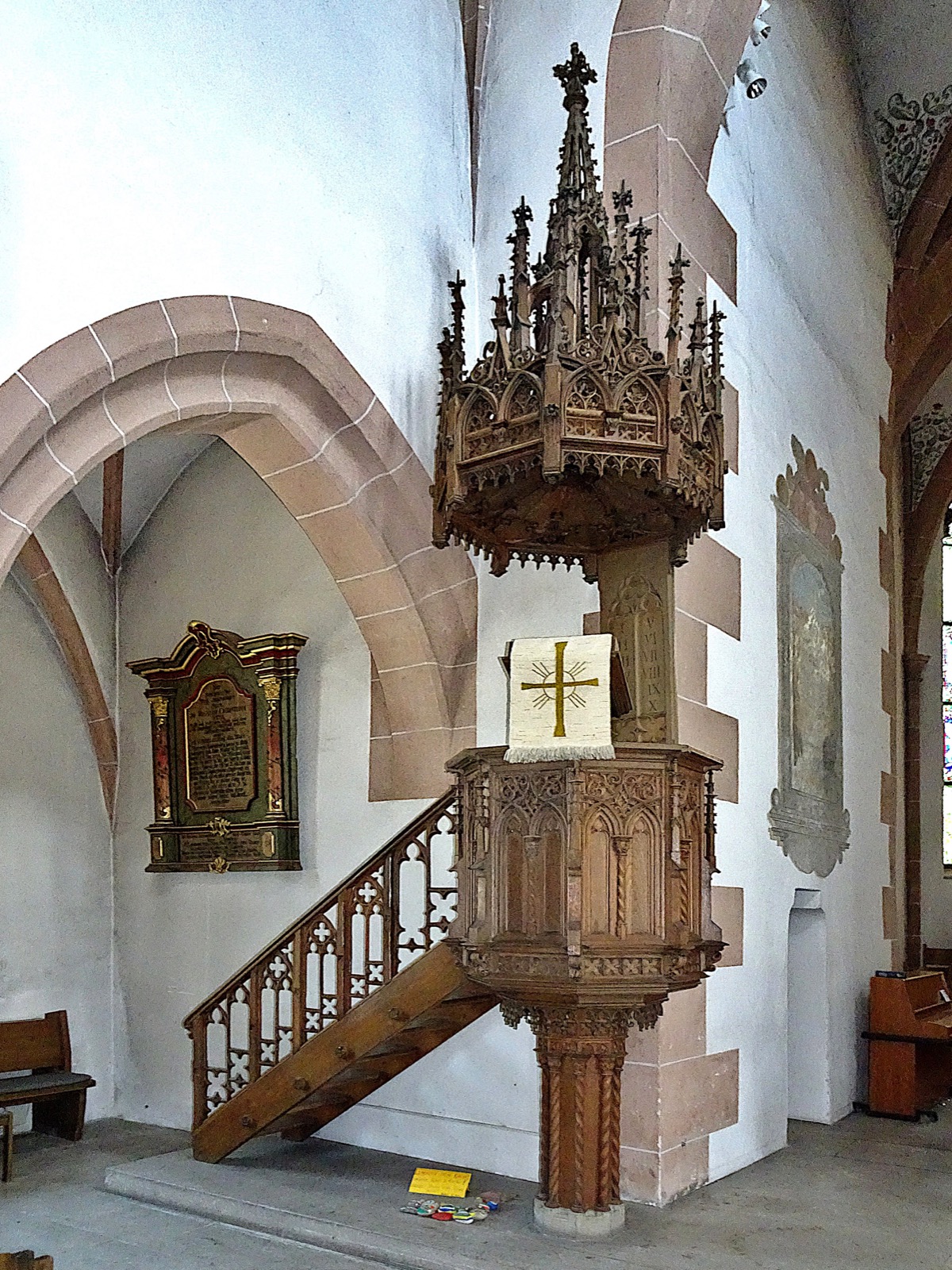 Pulpit at Stadtkirche (Evangelische Kirchengemeinde Murrhardt), Murrhardt