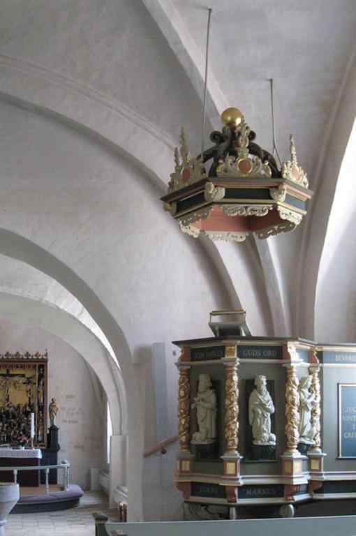 Pulpit at Magleby Kirke, Klippinge