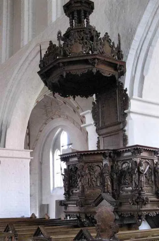 Pulpit at Sct Peders Kirke, Naestved