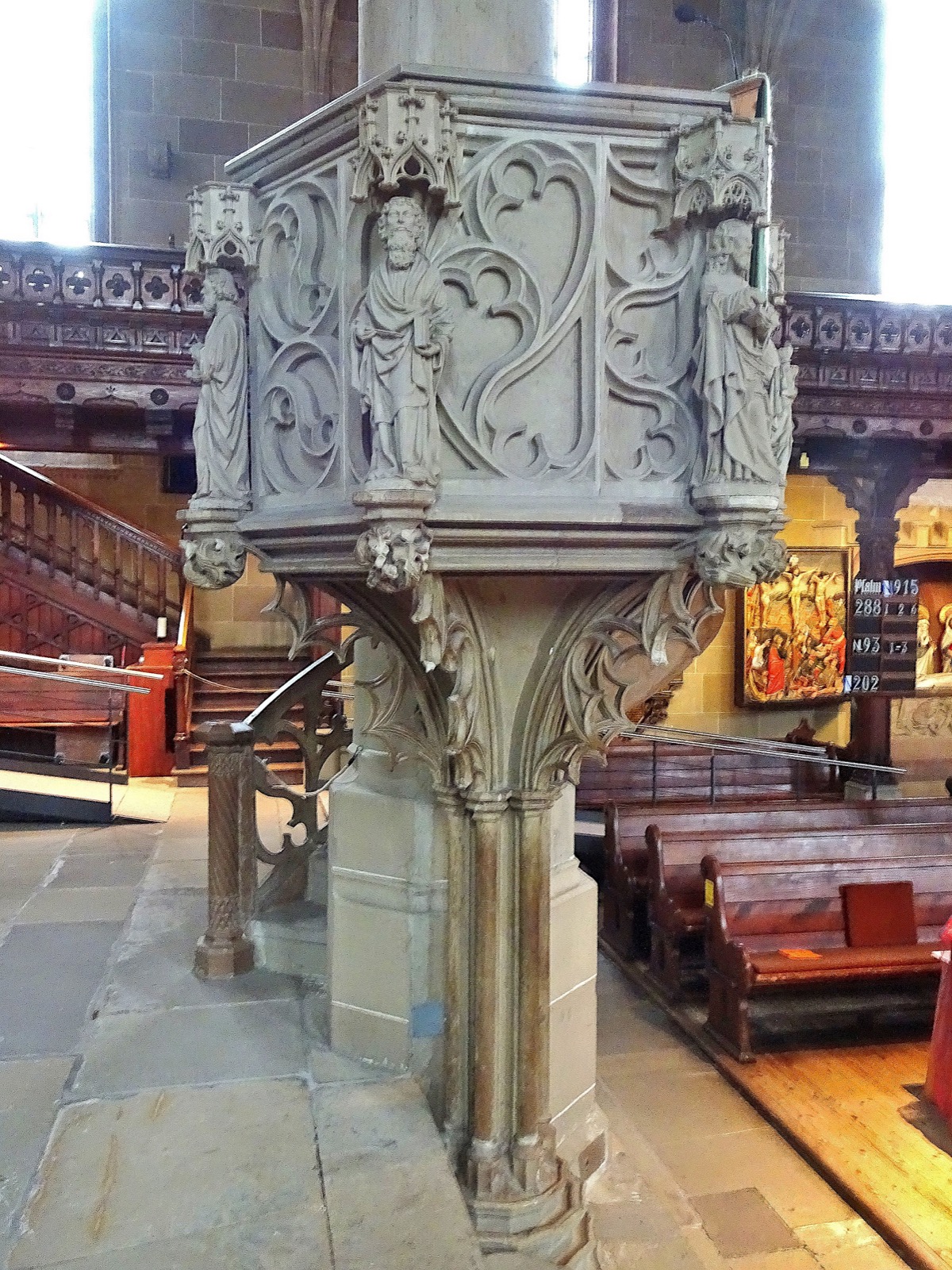 Pulpit at Sankt Michael, Schwabisch Hall 