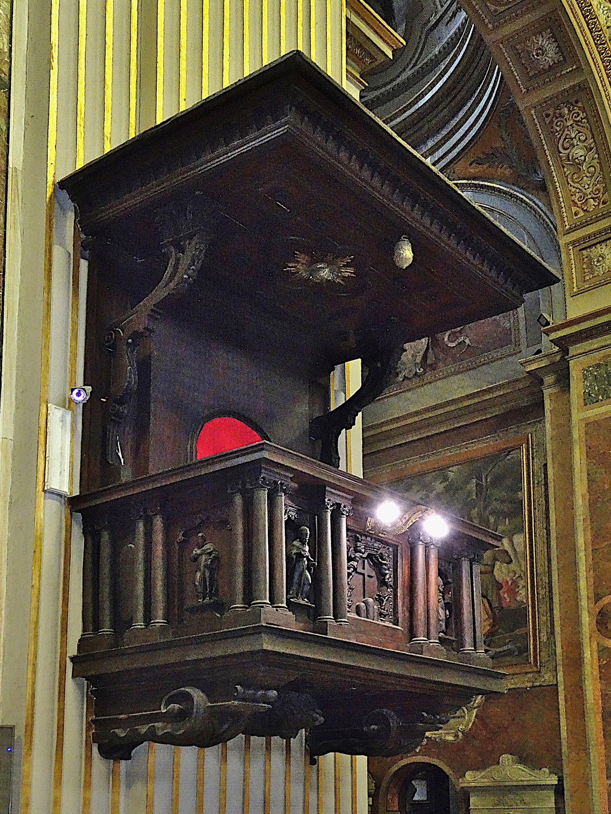 Pulpit at Basilica Sant'Andrea della Valle, Rome