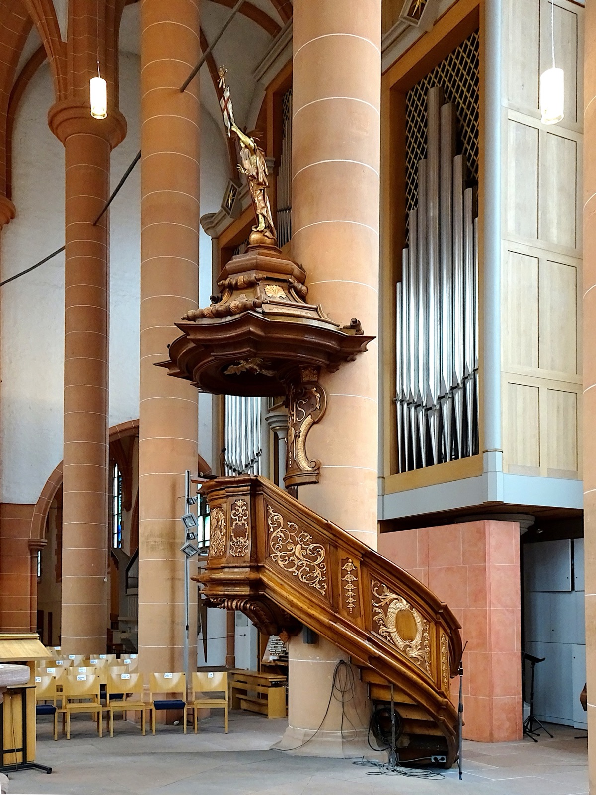 Pulpit at Heiliggeistkirche , Heidelberg