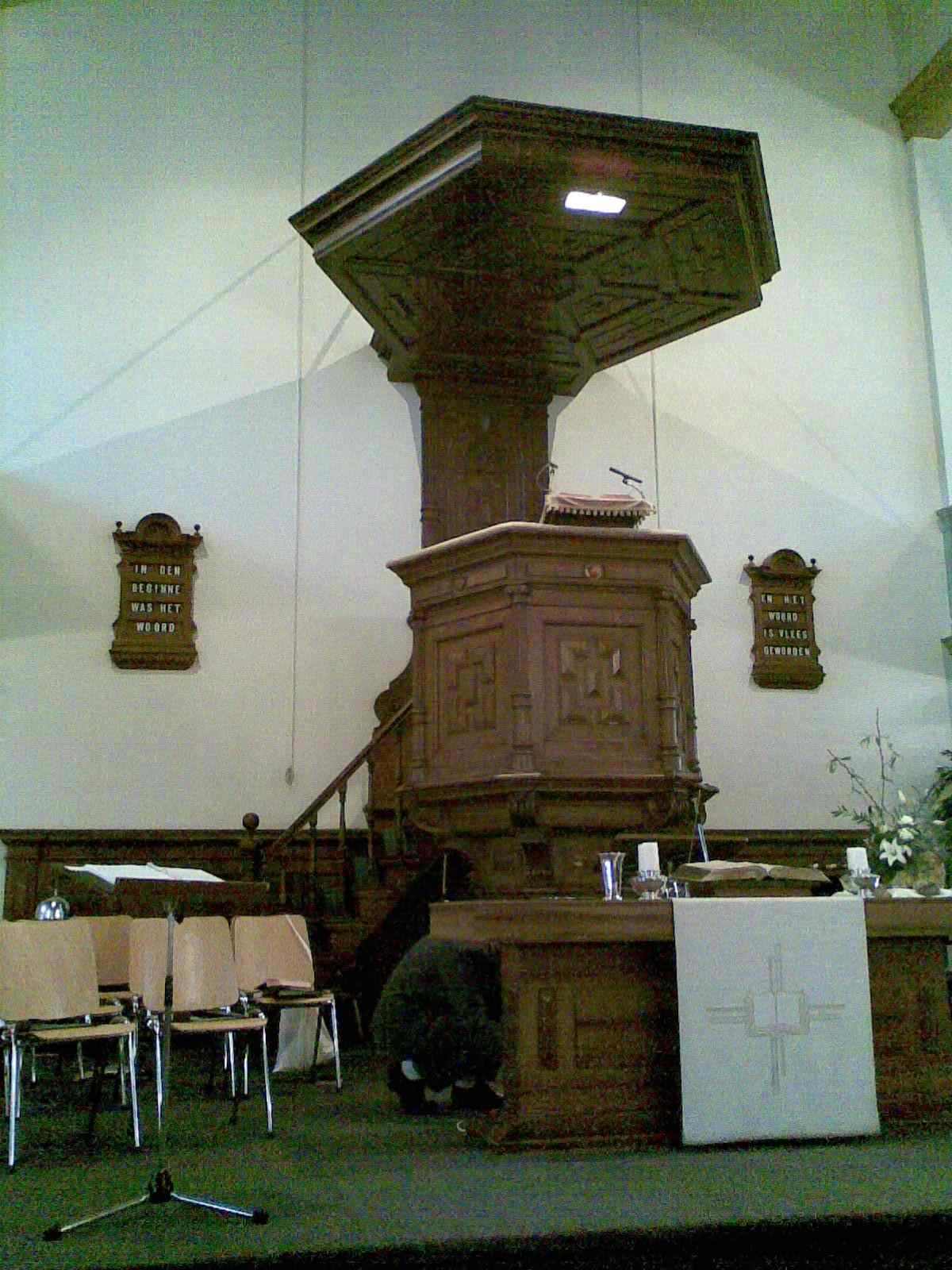 Pulpit at Oosterkerk, Zwolle