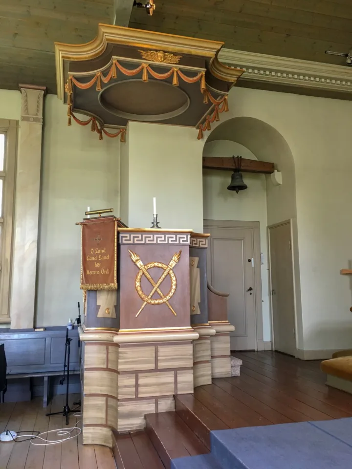 Pulpit at Idre Kyrka, Idre
