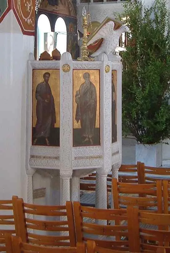 Preekstoel in St. Peter en Paul, Spili