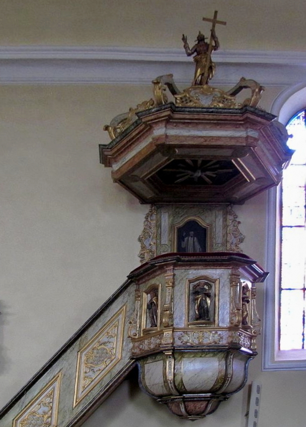 Pulpit at Saint-Blaise, Valff