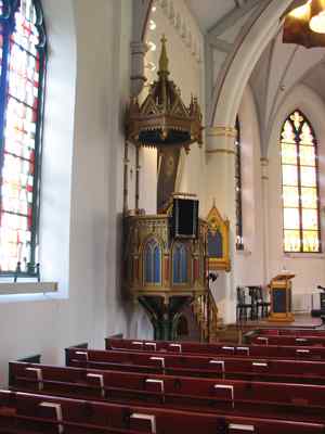 Preekstoel in Trollhattan Kyrka, Trollhattan