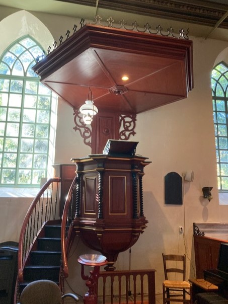 Pulpit at Torenkerk, Winsum-Halfambt