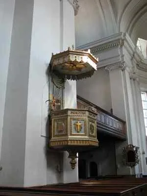 Preekstoel in Fredriks Kyrka, Karlskrona