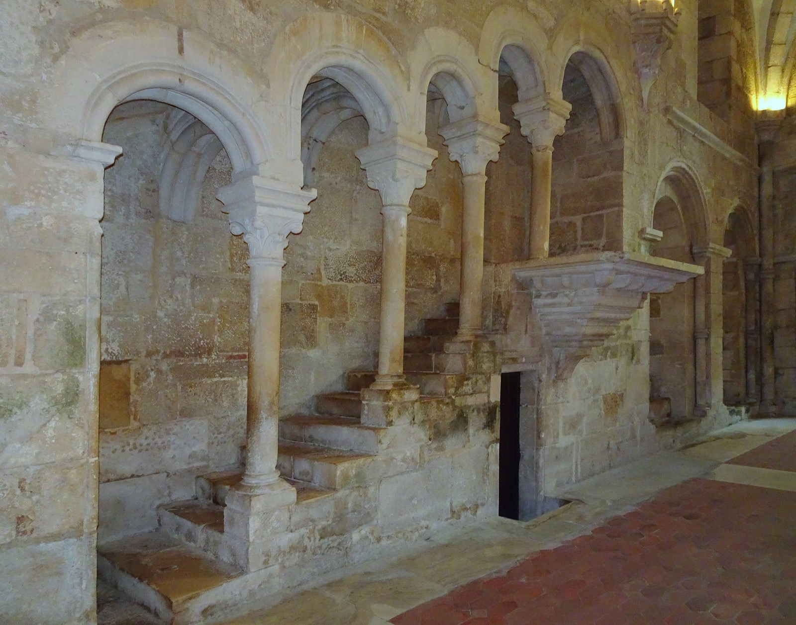 Pulpit at Mosteiro de Santa Maria de Alcobaca, Alcobaca