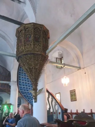 Preekstoel in Church of Saint Mary, Elbasan