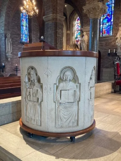 Pulpit at St Nicolaaskerk, Denekamp