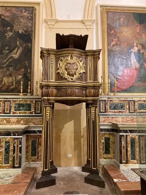 Pulpit at Chiesa di San Martino, Erice