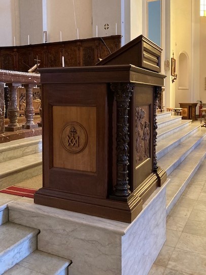 Pulpit at Chiesa di San Nicolo, Randazzo