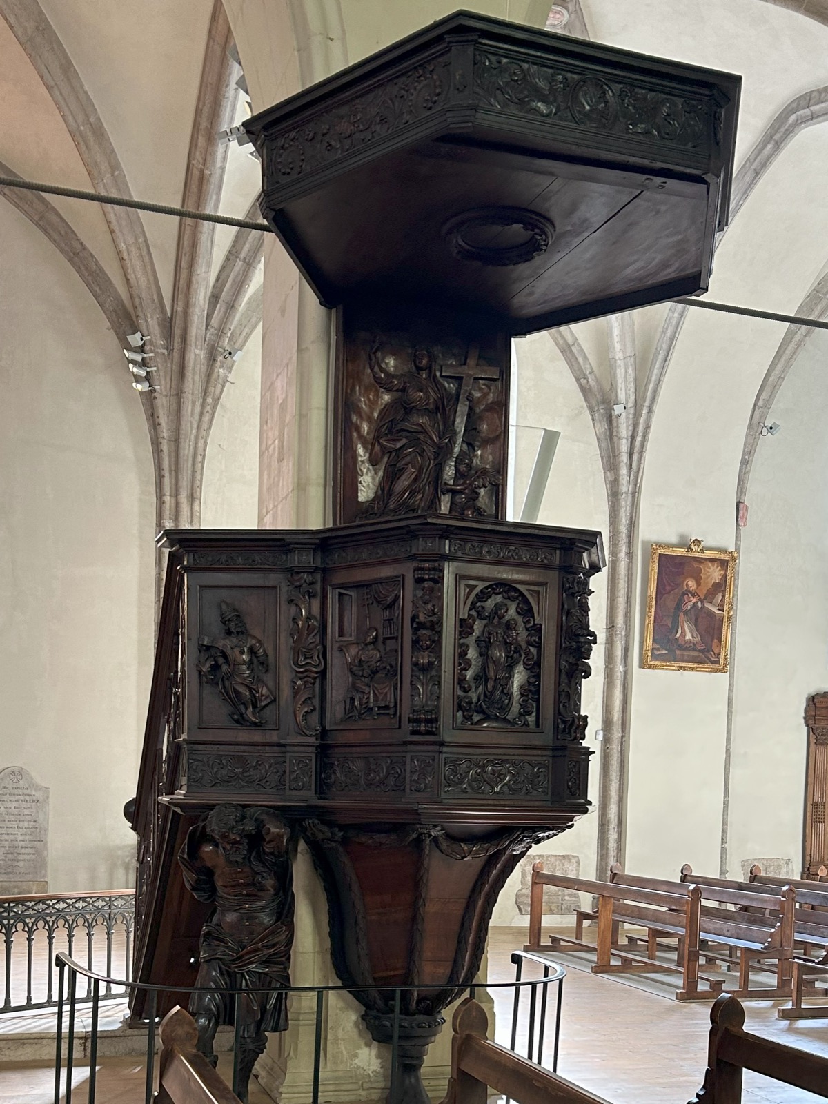 Pulpit at Eglise Saint Maurice, Annecy