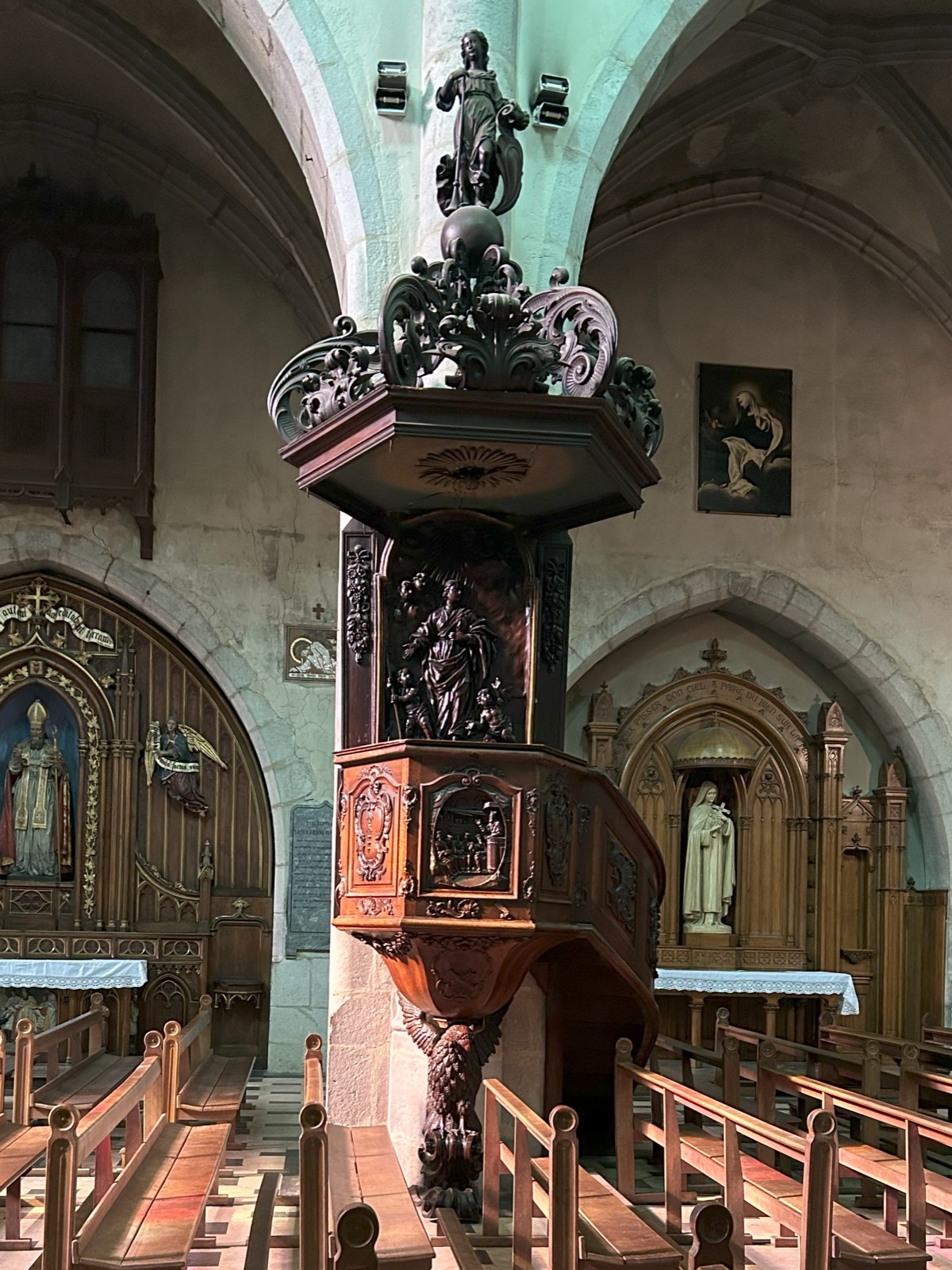 Pulpit at Cathedrale Saint Pierre, Annecy