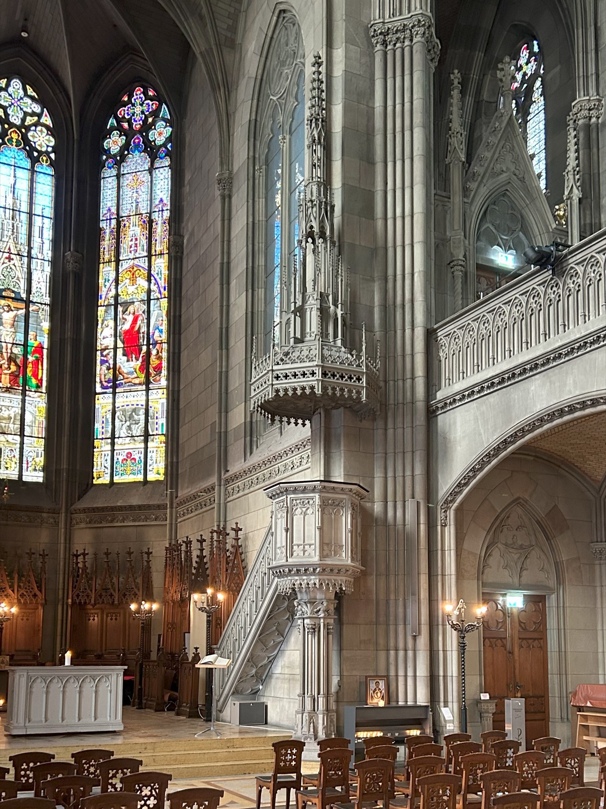 Preekstoel in Elisabethenkirche, Basel