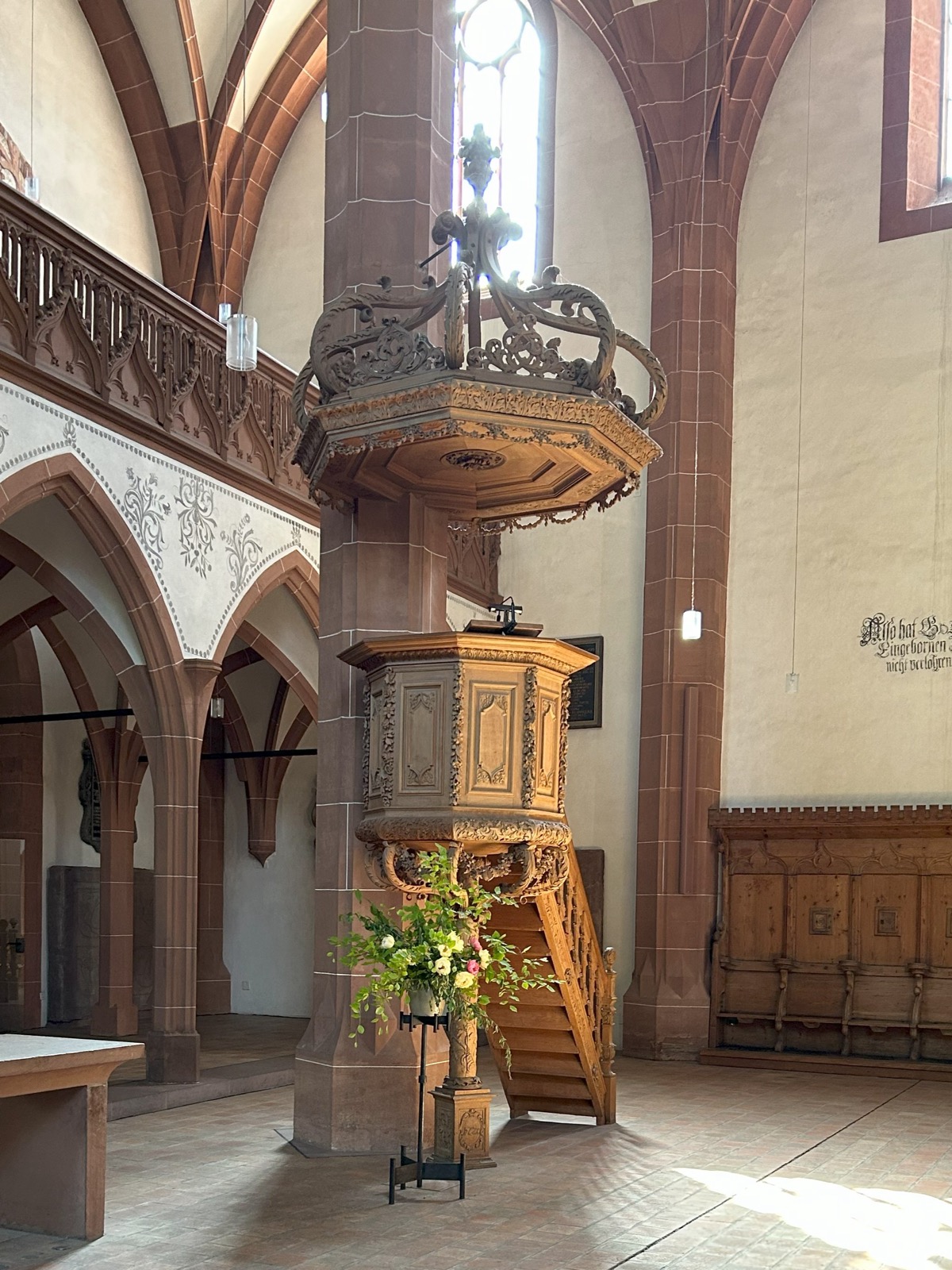 Pulpit at Leonhardskirche, Basel