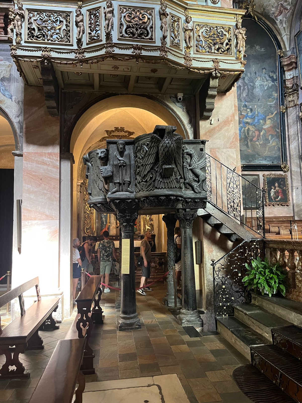 Pulpit at Basilica di San Giulio, Orta San Giulio