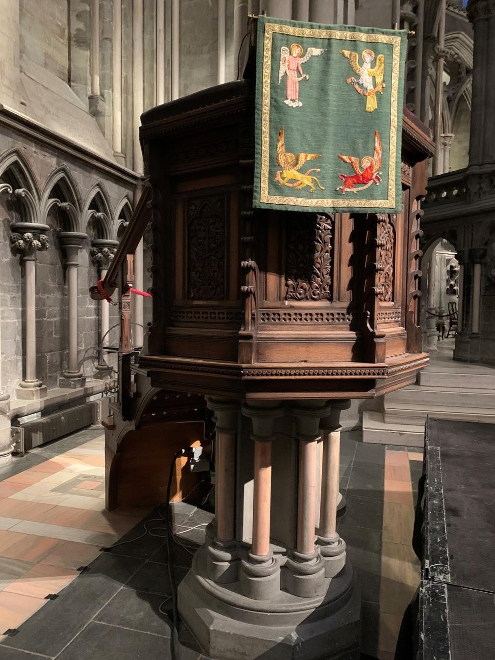 Pulpit at Nidaros kathedraal, Trondheim
