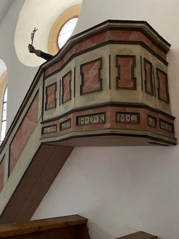 Pulpit at Kapel van Schloss Hohenwerfen, Werfen