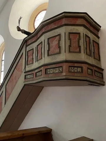 Pulpit at Kapel van Schloss Hohenwerfen, Werfen