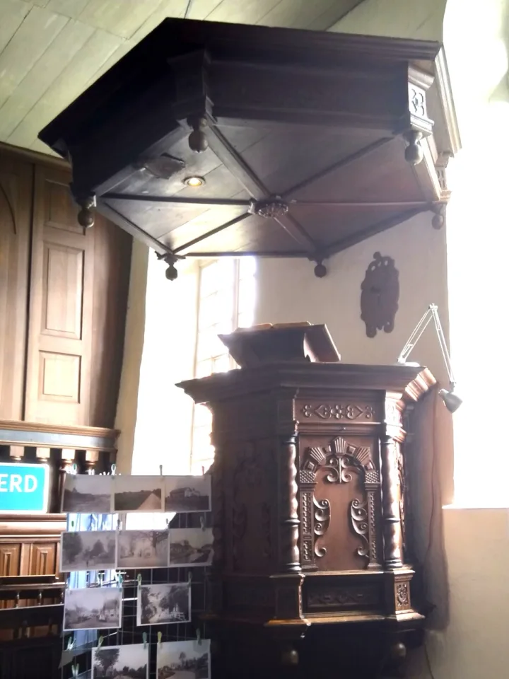 Preekstoel in Mariakerk, Oosterwijtwerd