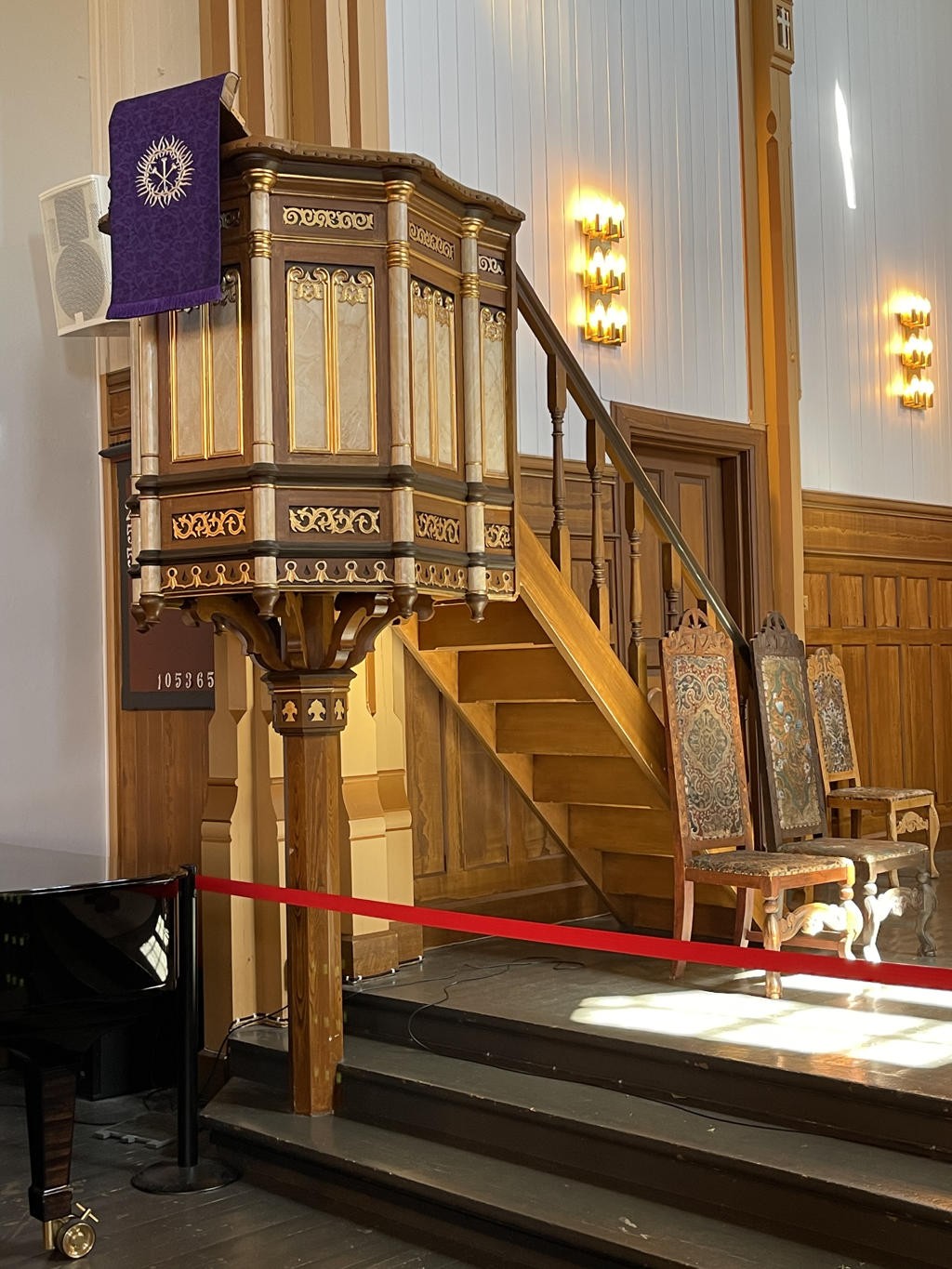 Pulpit at Vagan kirke (Lofotkatedralen), Kabelvag