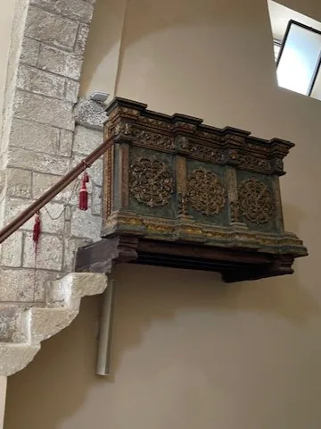 Preekstoel in Santa Maria delle Grazie, Castelsardo