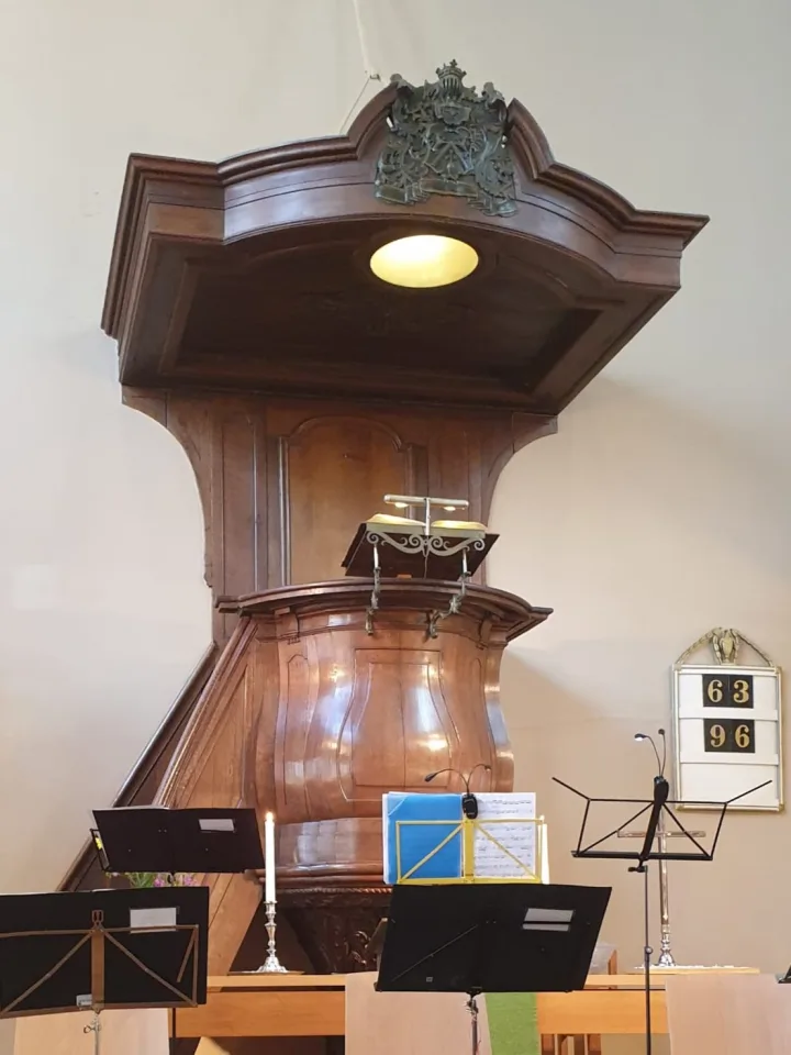 Preekstoel in Lutherse Kerk, Zwolle