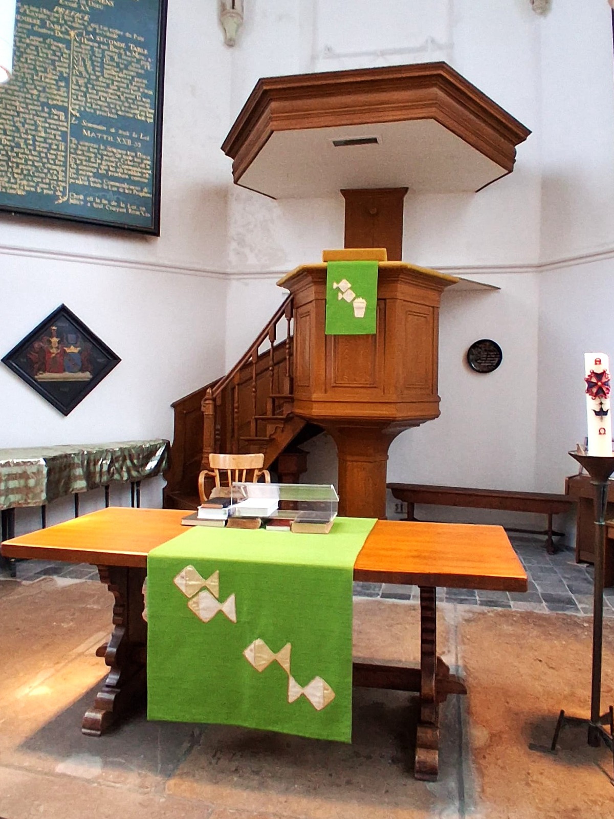 Pulpit at Waalse Kerk, Zwolle