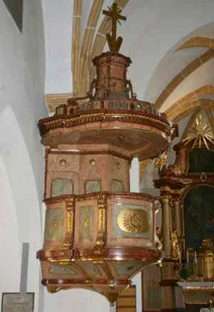 Preekstoel in Pfarrkirche St Rupert, Traismauer