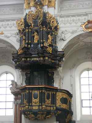 Pulpit at Alter Dum, Linz