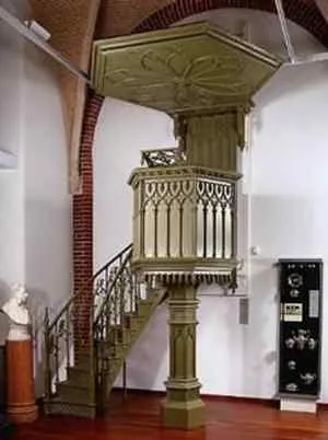 Preekstoel in Rijksmuseum, Amsterdam