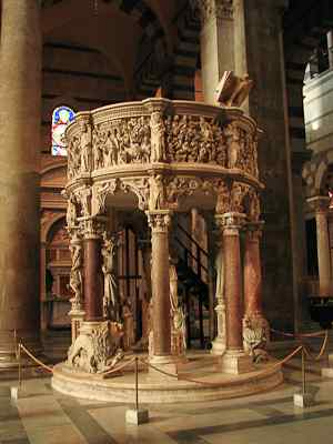 Preekstoel in Duomo di Pisa, Pisa