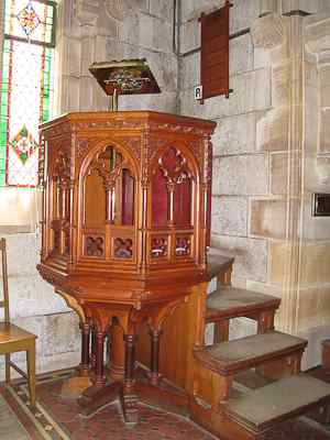 Pulpit at All Saints Church, Bodalla