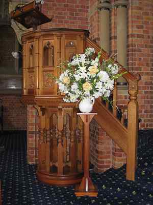 Preekstoel in Holy Trinity, Launceston