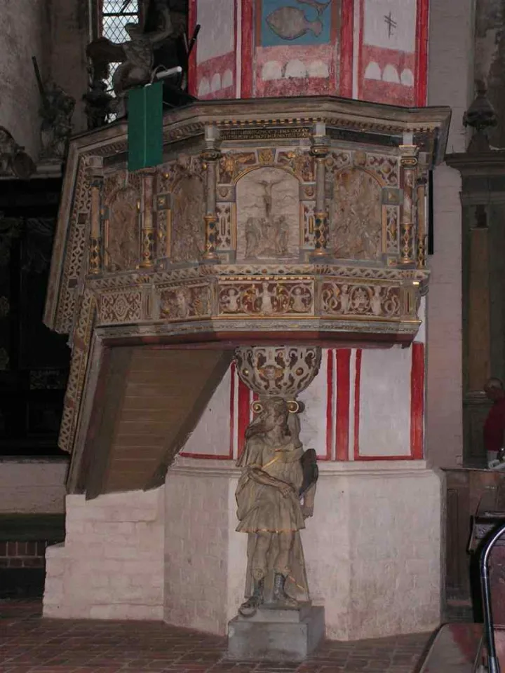 Pulpit at St Jacobi, Stralsund