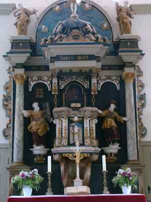 Pulpit at Seemannskirche, Prerow