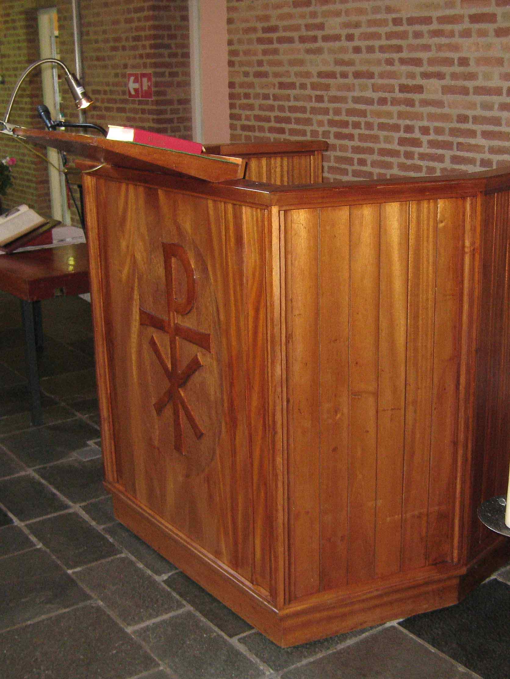 Pulpit at Doopsgezinde Remonstrantse Gemeente, Nijmegen