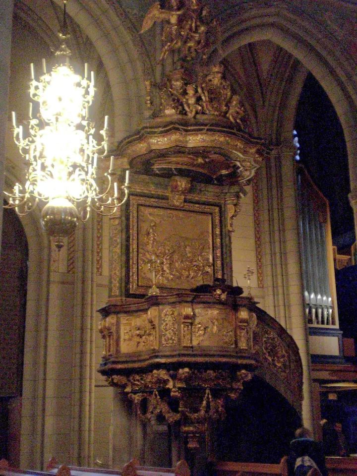 Preekstoel in Domkyrkan, Uppsala