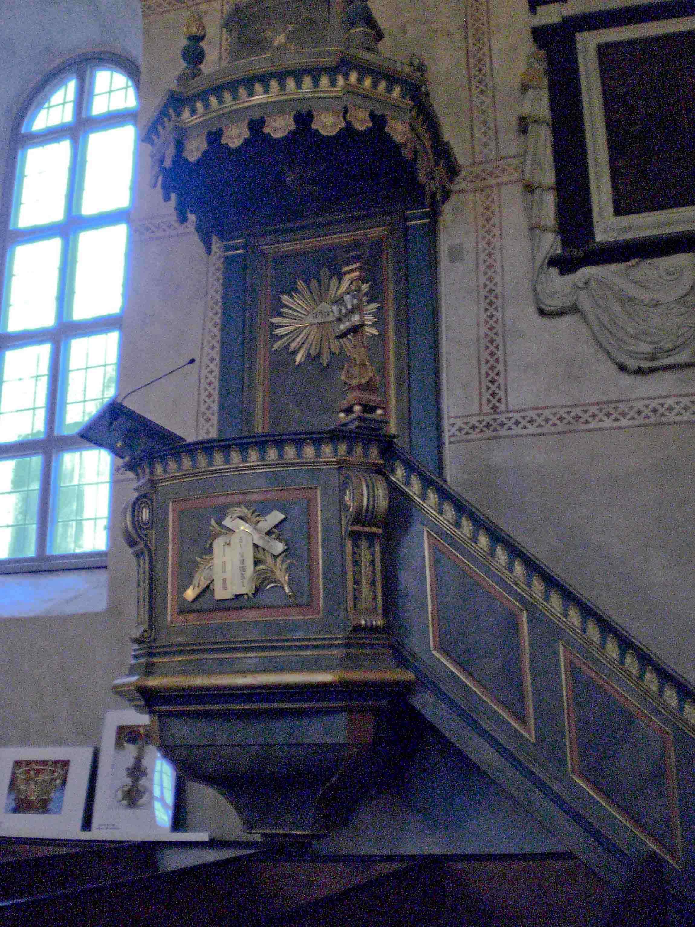 Pulpit at Gamla Kyrka, Uppsala