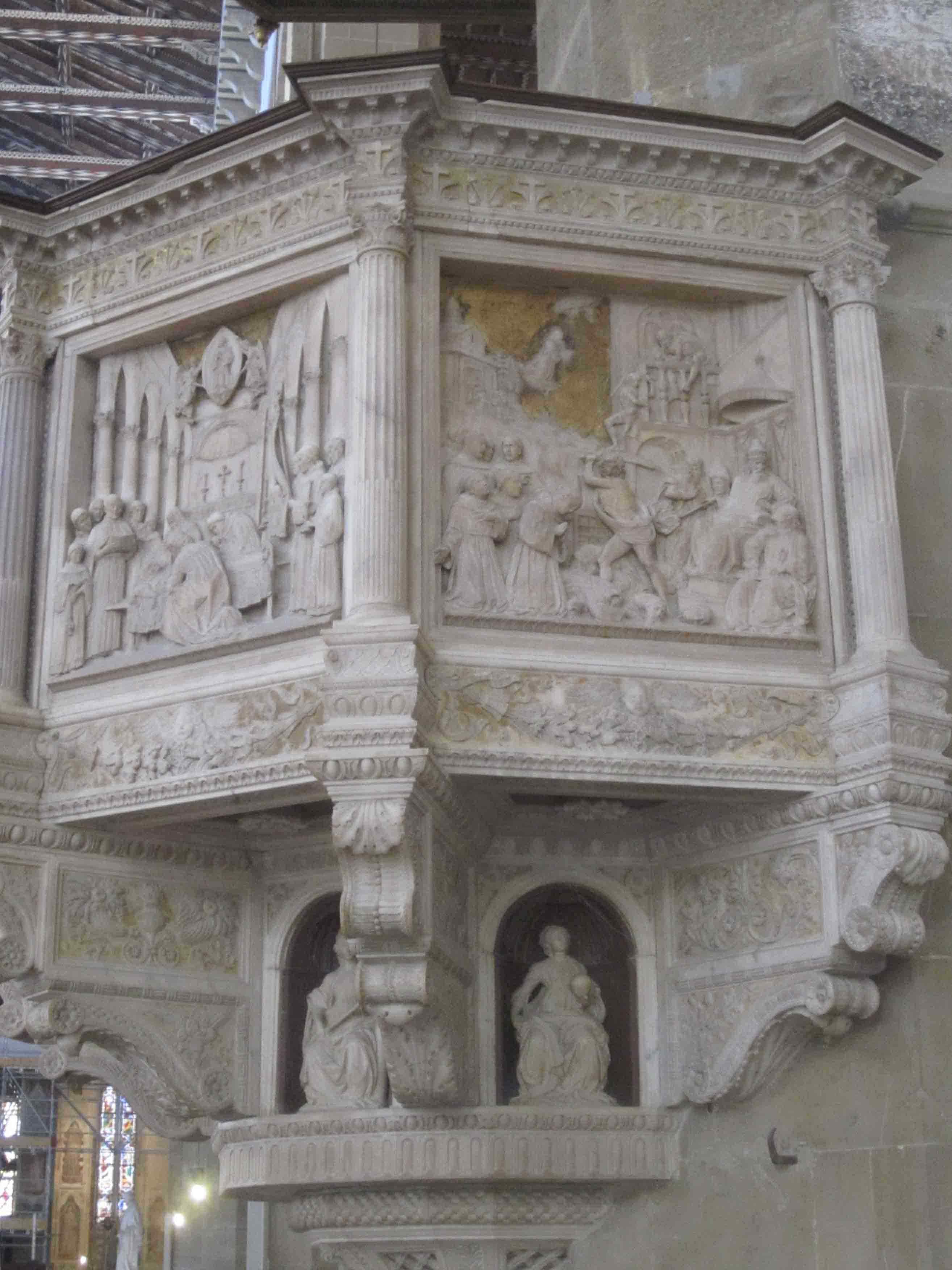 Pulpit at Santa Croce, Firenze