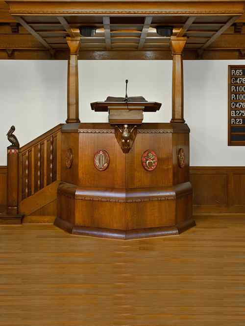 Preekstoel in Lasonderkerk, Enschede