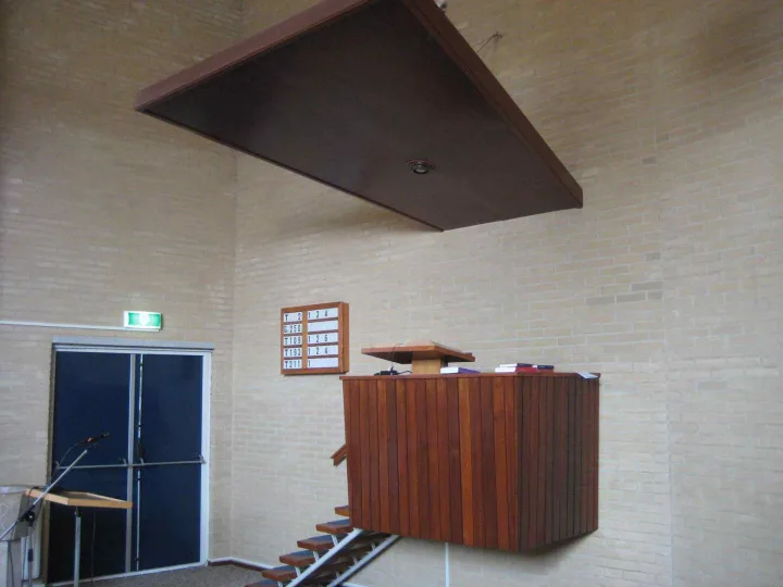 Pulpit at Doopsgezinde-Remonstrantse Kerk, Meppel